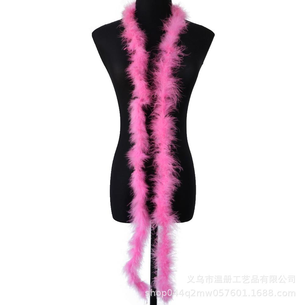11G Flat Top Clothing Accessories Diy Material Turkey Plush Strip Scarf Crafts Accessories New