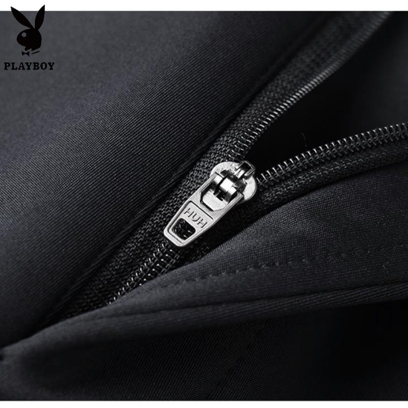 PLAYBOY Men's Lightweight Business Casual Straight-Leg Pants
