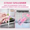 5PCS Airtight Silicone Straw Plug Splash Proof Straw Topper for Stanleys/Cup Accessories/Bar