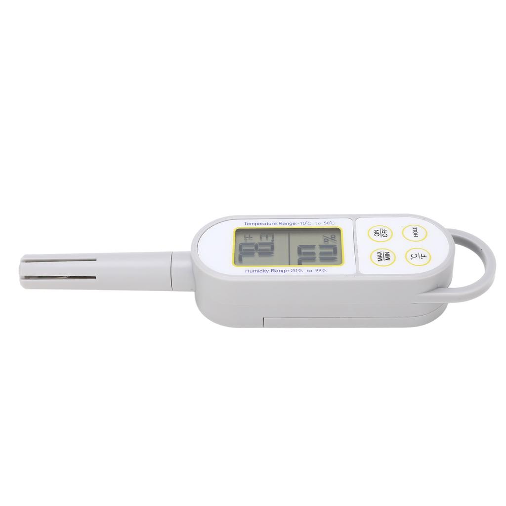 Innenraum Temperatur-Feuchtigkeitsmesser Digitales Trocken-Nass-Thermometer Handheld-Hygrometer mit Batterie