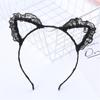 Party Masquerade Lace Cosplay Headwear Cat Ear Headband Hair Accessories Fancy Dress Hairband