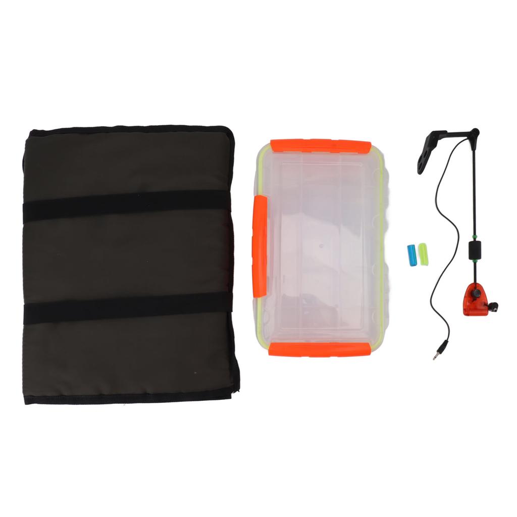 3 Layers Foldable Fish Unhooking Mat With Fishing Lure Box Fishing Bracket Alarm for Angling