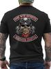 Men's & Unisex Arthritis Awareness Motorcycle T-Shirt - Motorcycle Skull & Goggles Design with Arthritis Slogan