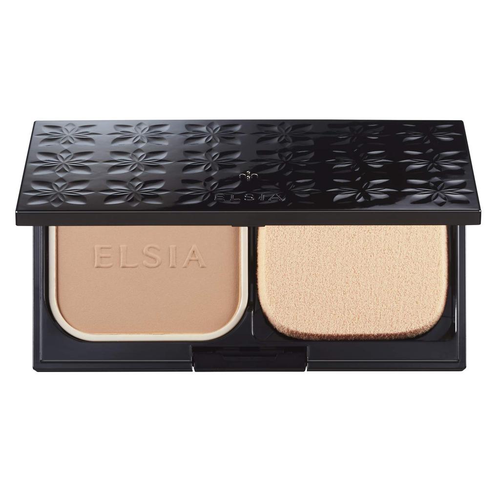 ELSIA Platinum BB Powder Foundation with Case Pink Ocher 205 10g