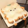 Chair Toast Cartoon Cushion With Soft Plush Material For Decor Home