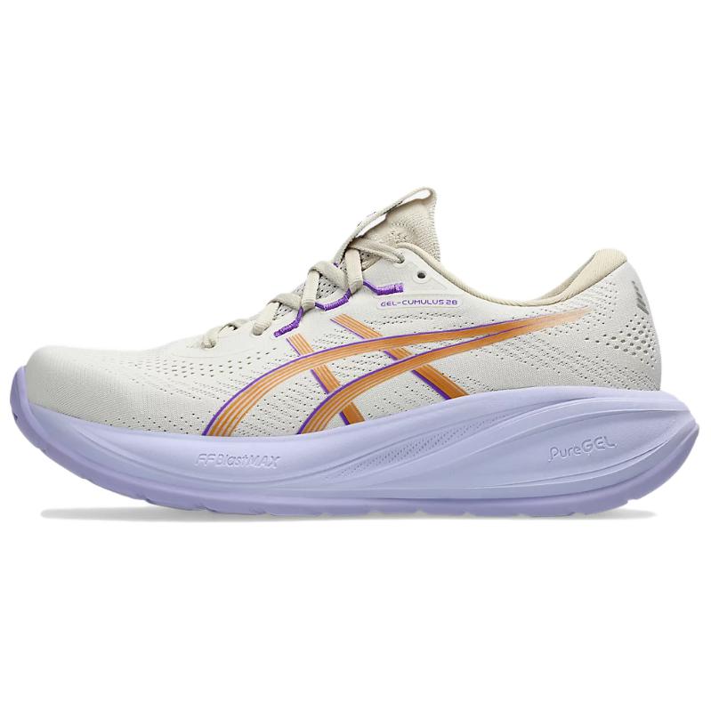 ASICS GEL CUMULUS 28 Running Shoes Women's Low Top Oatmeal/Fresh Air