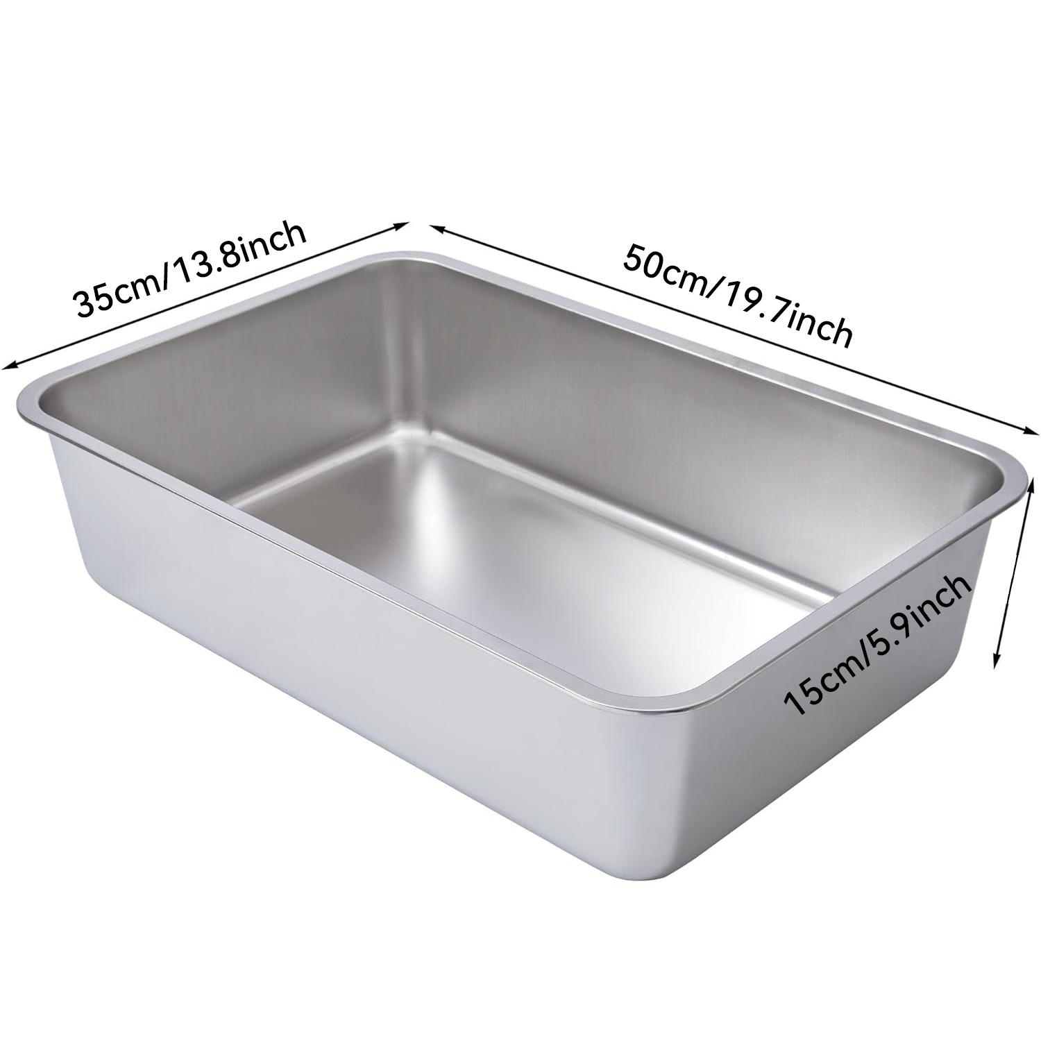 Stainless Steel Cat Litter Box