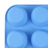 Forma na 12 muffinů Měkký silikon Kulatý tvar Snadné vyjmutí Forma na muffiny na Cupcake Muffin Želatinu Mýdlo