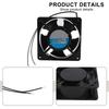 Thermal Axial Fan for Fireplace Cassette Systems Robust Metal Construction for Heat Circulation in Diverse Heating Applications