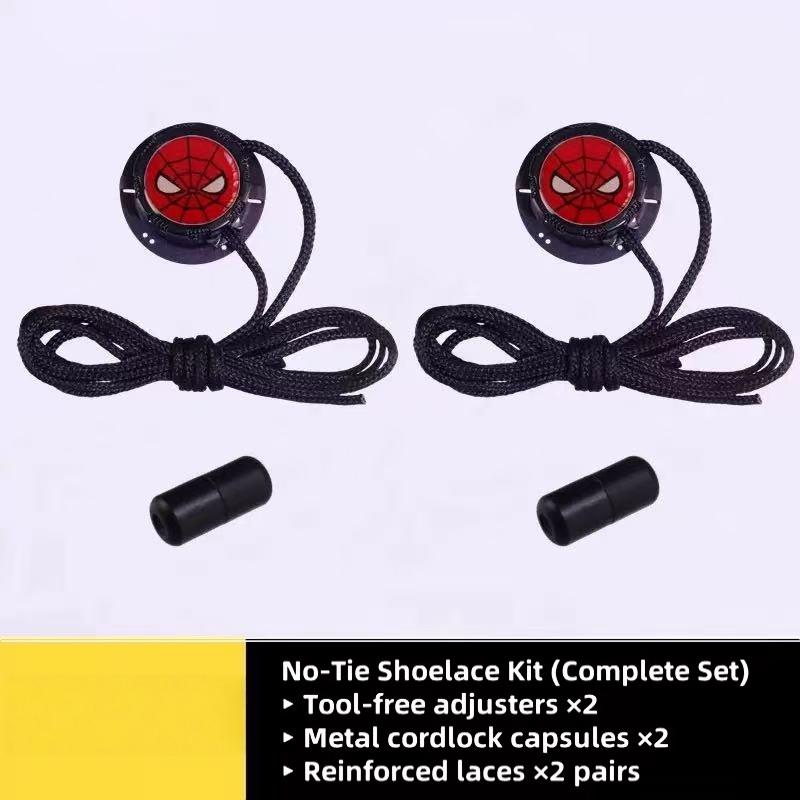 6pcs Set/1 Pair No-Tie Shoe Locks - Rotating Buckles for Sports and Outdoor Shoes - Unisex Quick-Adjust Design - Pre-Installed