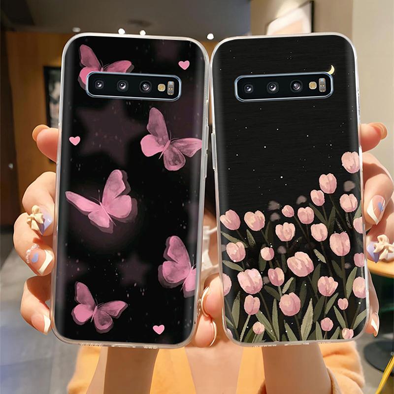 Phone Case For Samsung Galaxy S10 Plus Case Fundas Cases For Samsung Galaxy S10 S 10+ S10E Soft TPU Silicone Bumper Cover Coque