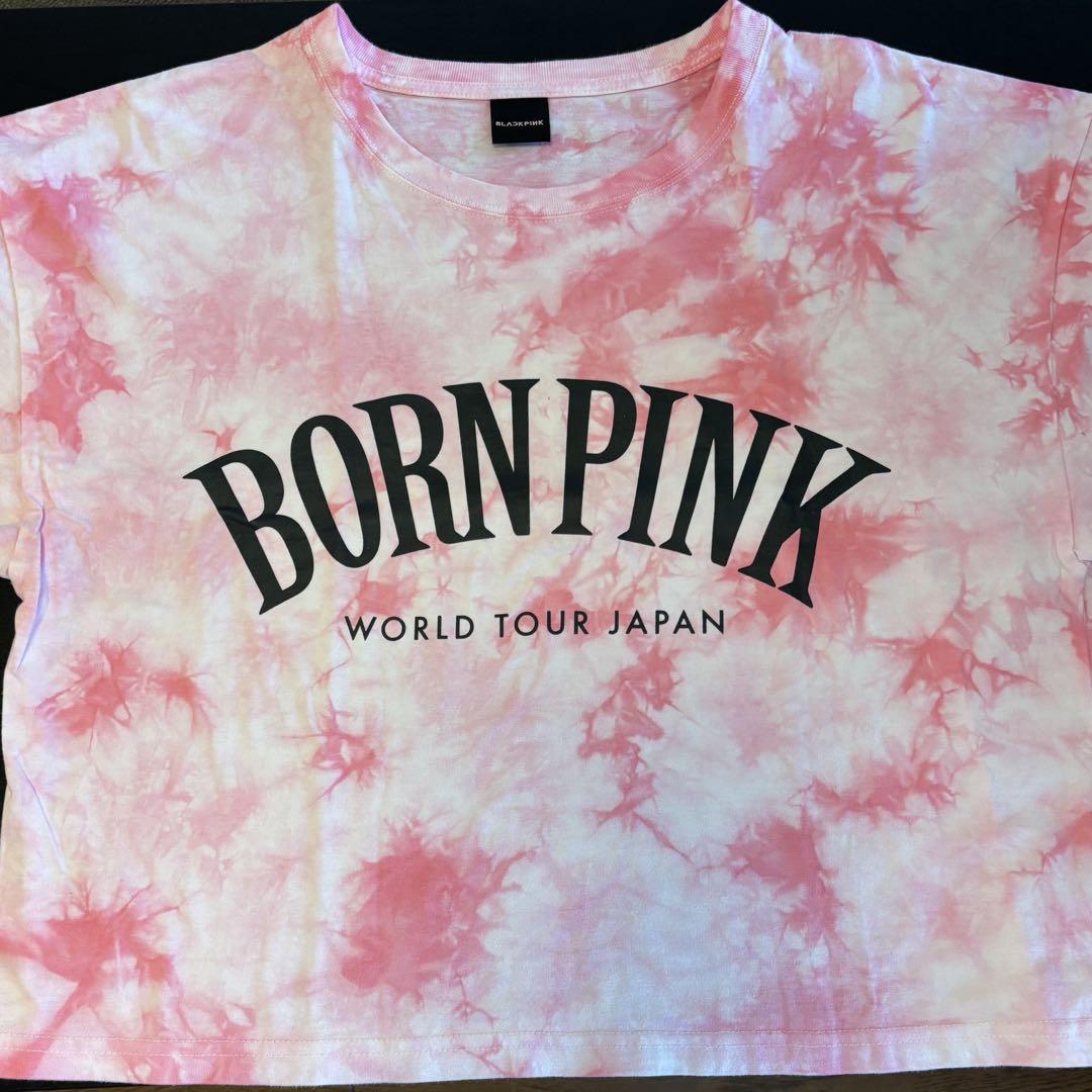 

[USED] BLACKPINK BORN PINK T-shirt PINK TIE DYE