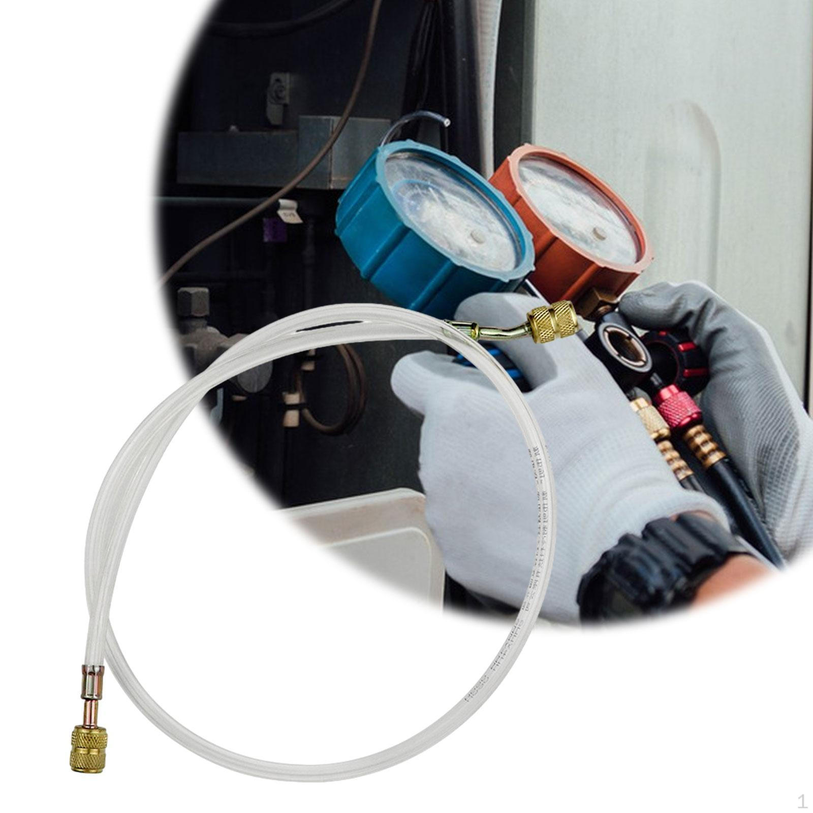 

Кондиционер Фторид Шланг Инструмент Для Добавления Охлаждающей Жидкости Эффективная Труба Холодильника 100cm_Double Male Pipe