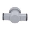 1.25 To 1.5 Inch T Joint Pool Hose Adapter PP Swimming Pool Hose T Connector for Filter Pump