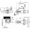 Black MS309 T Shape Handle Lock,equipment Telescopic Door locks,Telescopic switch,Industrial Cabinet Lock
