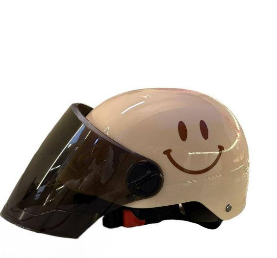 Helmet Electric Car for Men and Women, All Seasons Universal Sun Protection Battery Car Lightweight Summer Hood