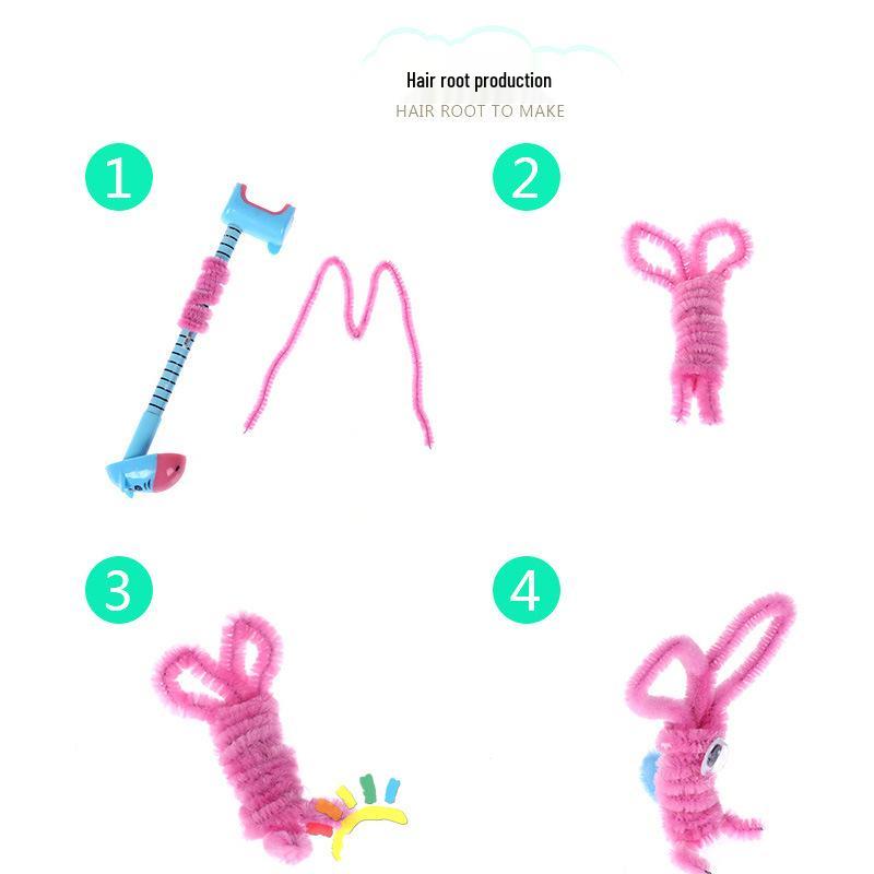 DIY Lernspielzeug-Set für Kinder: Plüsch-Pfeifenreiniger für kreative Blumensträuße