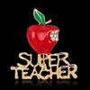Red Rhinestone Apple Brooch - Teacher Gift Lapel Pin