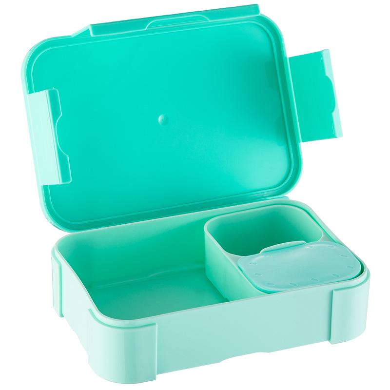Children's Kid's Bento Lunch Food Boxes,Packed Lunchbox Food airtight Side dish Sealed Kitchen Storage Containers organizers