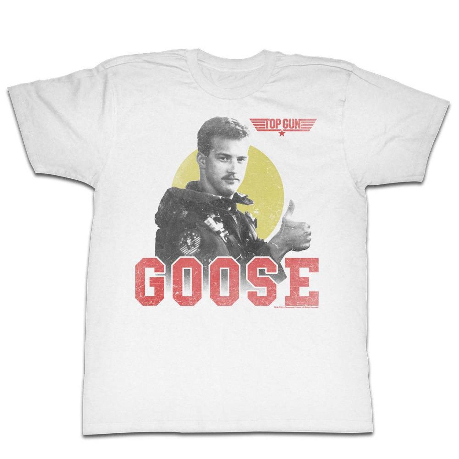 Top Gun Goose White Adult T-Shirt 4XL