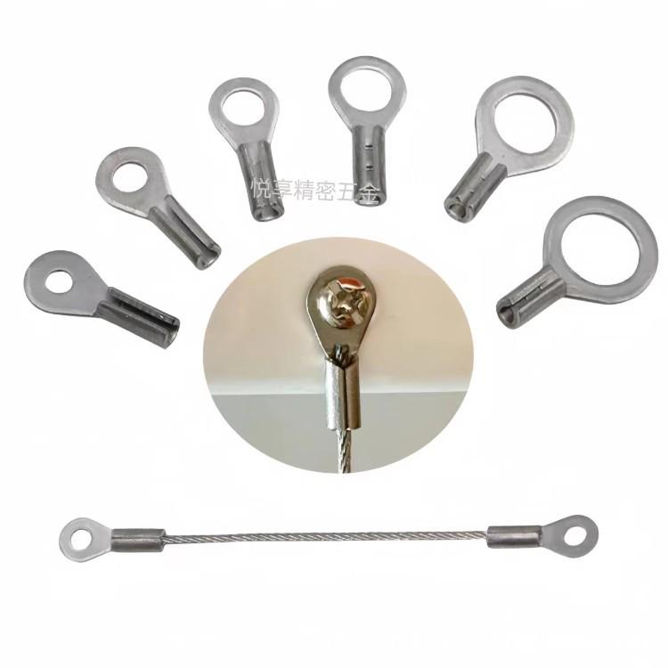 Stainless Steel Wire Rope Safety Crimping Terminals