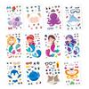 36/48pcs Children Face Changing Sticker Toy Cartoon Animal Stickers Reusable Waterproof Parent Child Early Education Toys TMZ