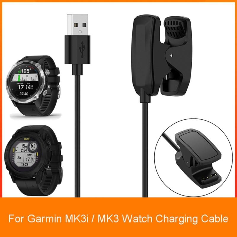 Clip On Smartwatch Charge Cable Charging Line Cord Rope Black for MK3i/MK3 Smartwatches Charger