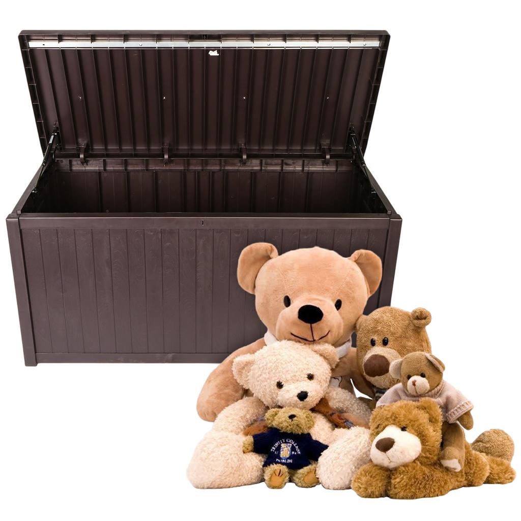 Outdoor Storage Box Deck Box Waterproof Heat-resistant Storage Chest for Outside Patio Furniture Cushions Pool Supplies Garden