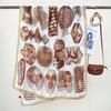 Fashion design sense retro niche lantern print scarf high sense trend temperament women travel photography long towel