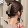 Large Semicircle Jelly Color Updo Hair Claw Clip for Thick Hair