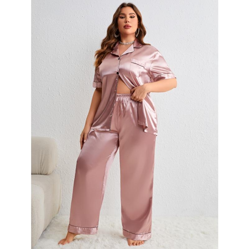 Damenmode Freizeit Pyjama Anzug Plus Größe Lose Hosen Pyjamas Dünne Homewear