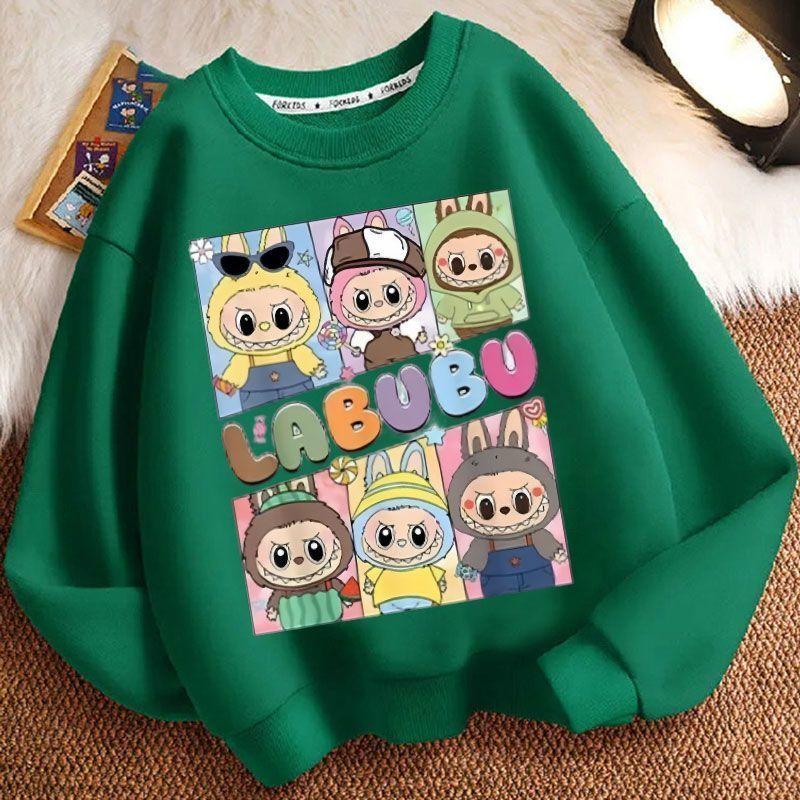 Niedliche Kinder-Sweatshirts, Langarm-Freizeit-Sweatshirts für Jungen und Mädchen für Frühling und Herbst