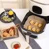 High-Temp Resistant Square Air Fryer Silicone Oil Paper Tray