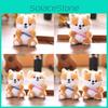 Plush Corgi Puppy Pendant Bag Hanging Decoration Keychain Animal Cartoon Doll