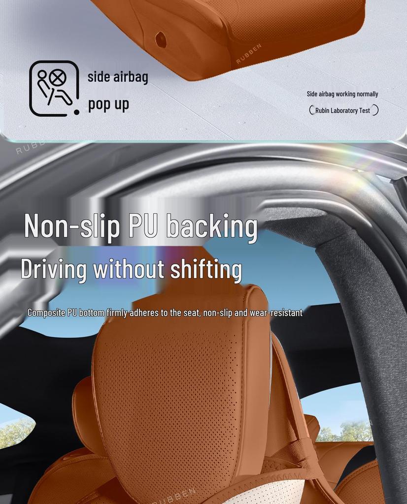 Rubin Universelles Autositzkissen für Xiaomi YU7 - Ganzjahres-Originalfarb-Sitzbezug
