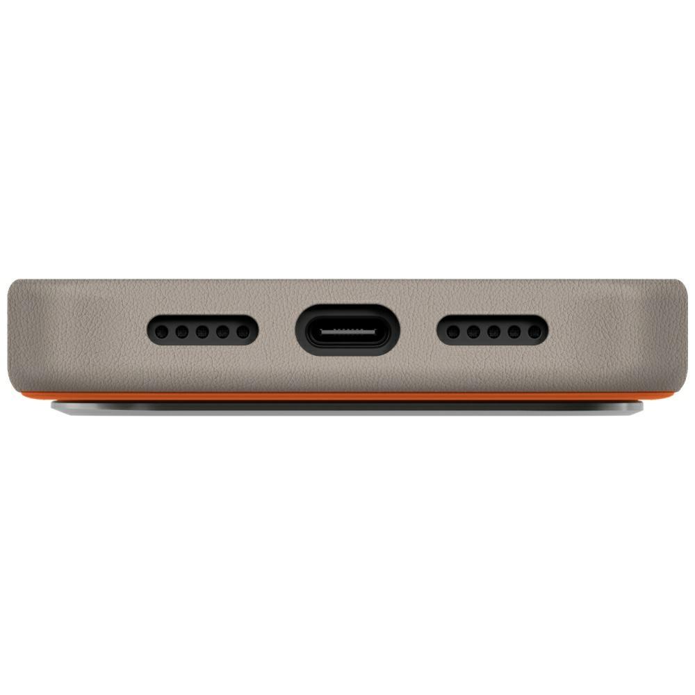 UNIQ Lyden DS Case for iPhone 17 Pro Magclick Charging Orange/Gray