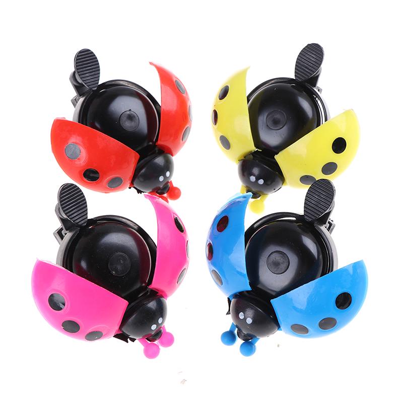 1Pc Bicycle Ladybug Bell Cartoon Cycling Bell Lovely Kids Bike Ride Alarm Horn