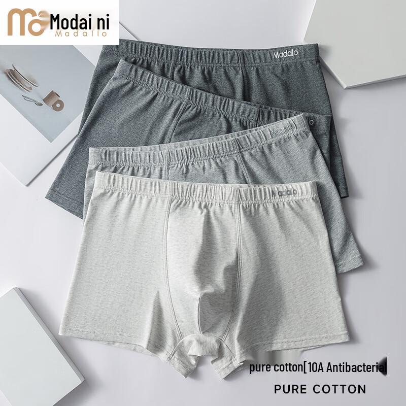 Men's Antibacterial Modal Cotton Boxer Briefs 3-Pack
