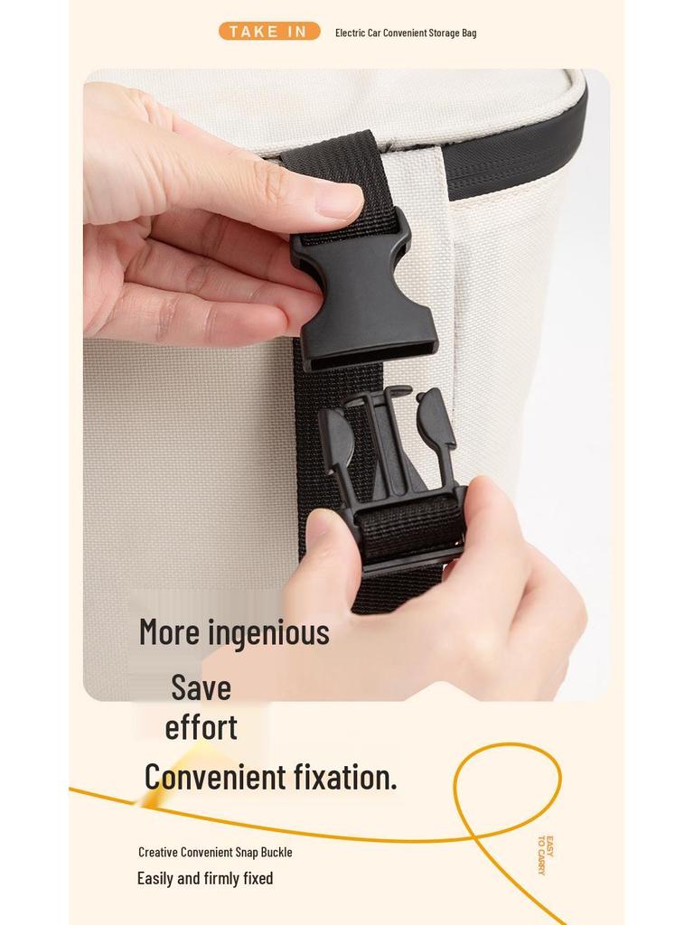 Borsa Portaoggetti Anteriore da Appendere per Veicoli Elettrici, Biciclette e Motociclette