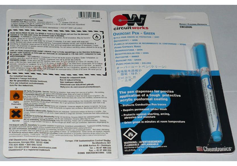 CHEmtron ITW CW3300G Защитная зеленая пленка/Покрытие/Краска-маркер CW3300G