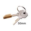 Cabinet Lock with Keys Single Open Cylinder Hasp Steel Hardware Letter Box Locker Refrigerator