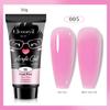Colla per Estensione Nail Art UV Solida Senza Vassoio di Carta Estensione Rapida Modello di Cristallo Colla per Fototerapia Unghie Colla di Cristallo 15ml