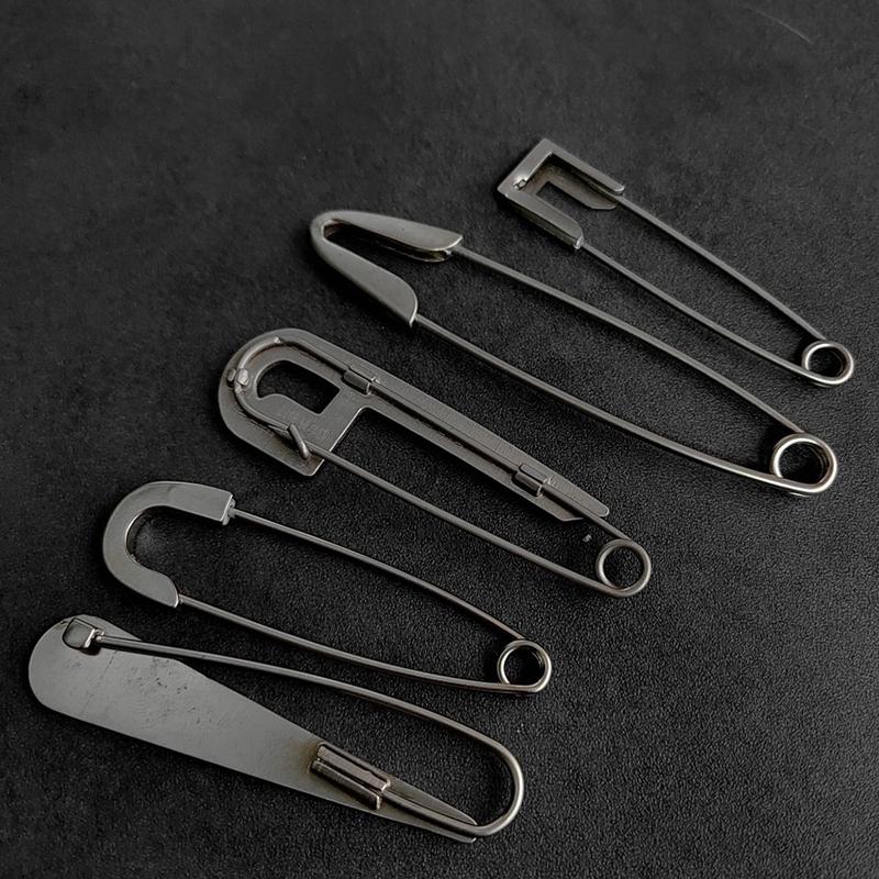 [HF]Hot 1Pc Trendy Large Pins For Clothing Metal Safety Pins Jeans Dress Scarf Adjustable Pins Accessories