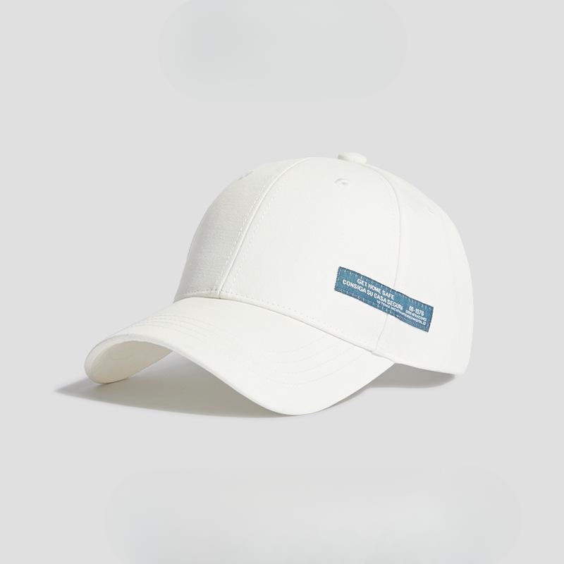 Hat men's and women's visor hat spring summer cap Korean version of fashion sticker baseball cap men's outdoor casual couple hat