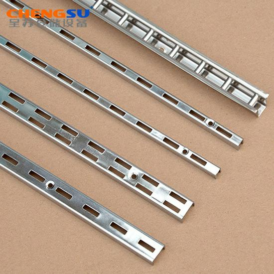 

Stainless Steel Wall-Mounted Display Rack with Hooks for Clothing and Mobile Accessories 1.5mm Single A (1m each)