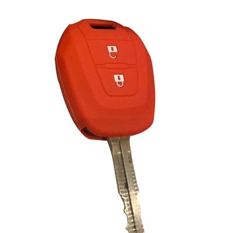 my good car Silica Gel Car Key Case Cover Holder for Isuzu DMAX MUX Truck 2 Button Remote Key Silicon Protector Accessories