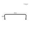 Wall-mounted & Side-mounted Drying Rod for Bedroom Wardrobe and Balcony - Fixed Top-Mounted Clothes Rack, Free Shipping