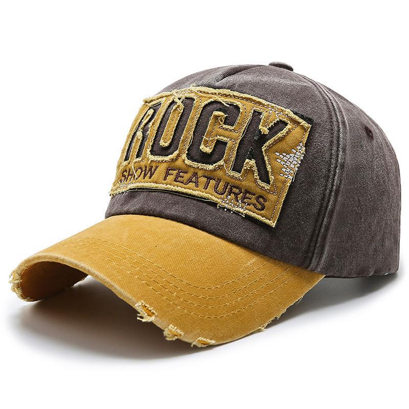 Cotton Vintage Baseball Cap With Adjustable Strap For Casual Wear
