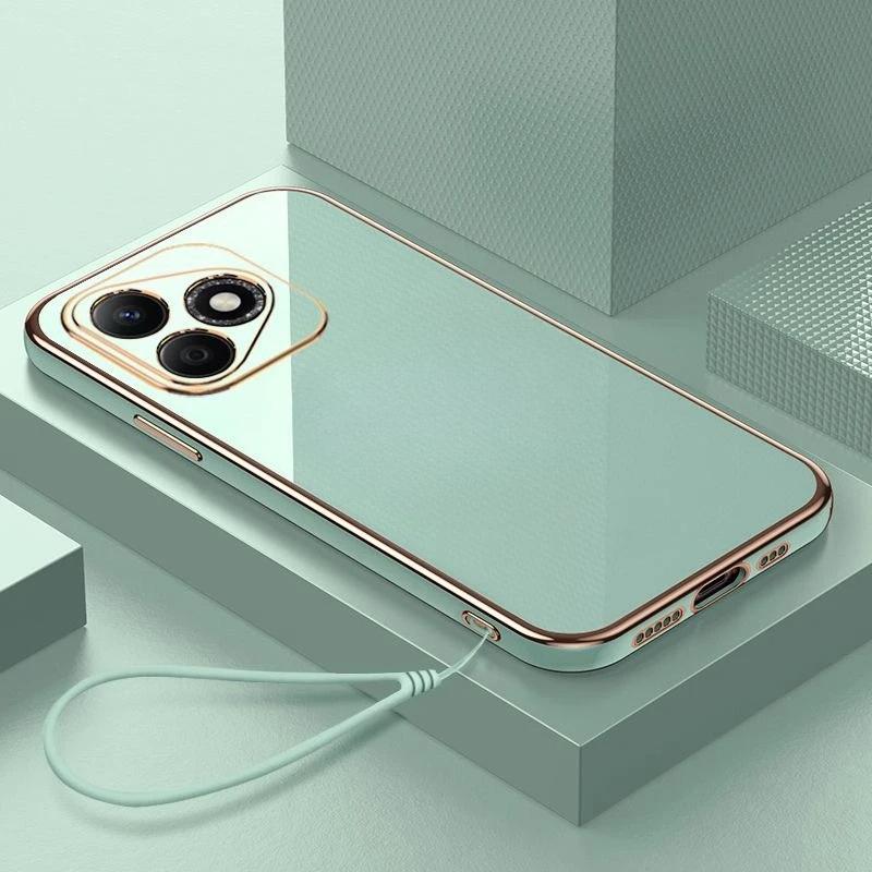 

Чехлы-протекторы для камеры с гальваническим покрытием для Honor 400 Pro для Honor 400 Lite 200 Smart 90 Мягкий силиконовый противоударный чехол с ремешком Honor 300