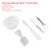 Zestaw narzędzi DIY do maseczek do twarzy Profesjonalna miseczka do masek domowych Narzędzie do mieszania Szpatułka Aplikator Łyżeczka do odmierzania